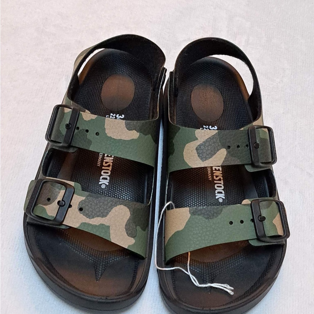 Birkenstock Milano Mogami Camo Black Sandals - Size 34 / 220 / L3 View 3